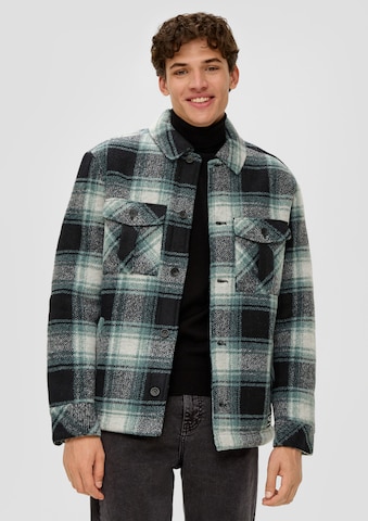 Coupe regular Chemise QS en bleu : devant