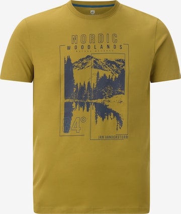 Jan Vanderstorm Shirt 'Magnusvik' in Yellow: front