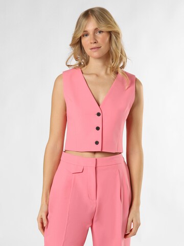 HUGO Vest ' Auris ' in Pink: front