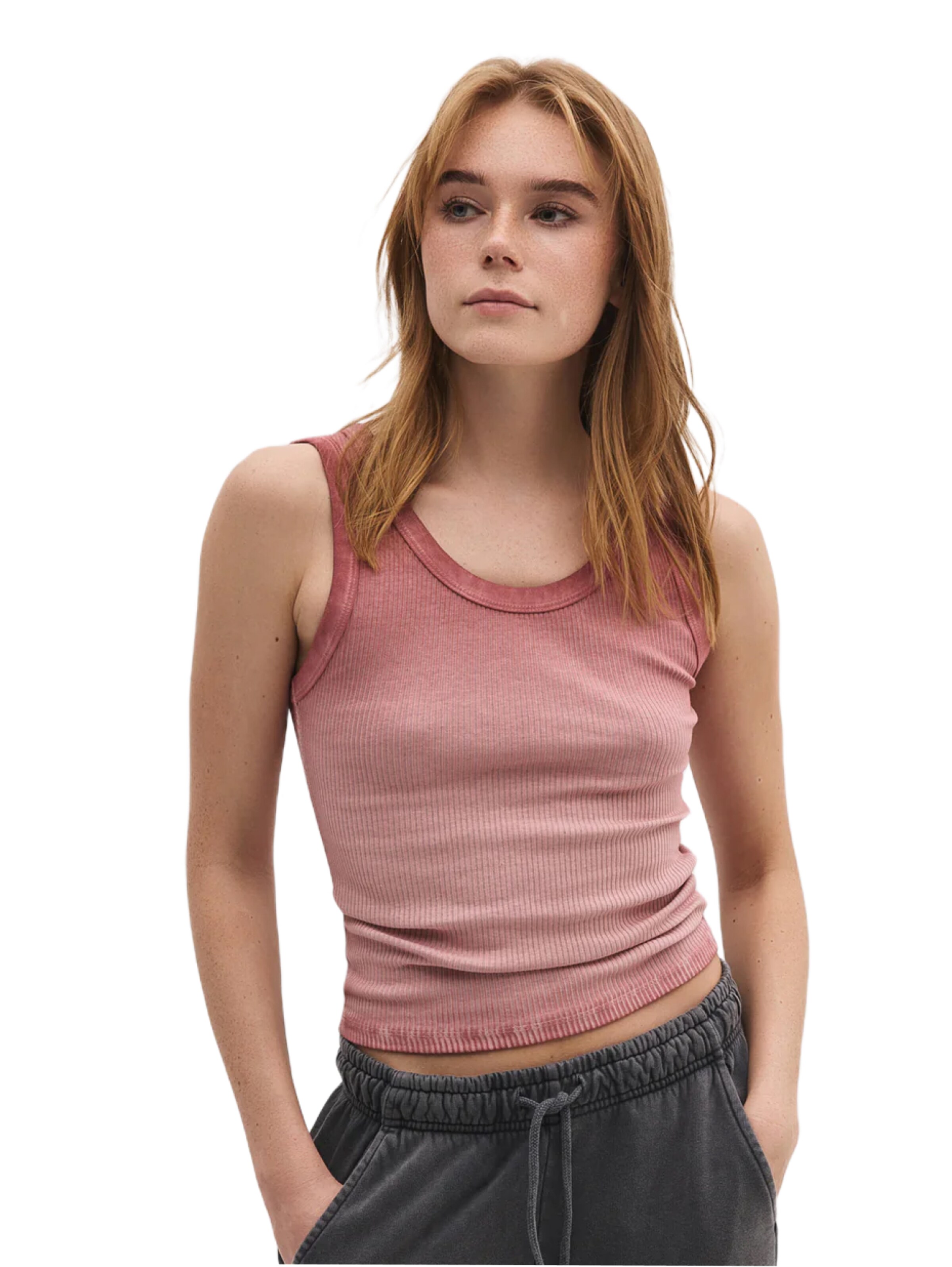 No Matter What Top in Roze: voorkant