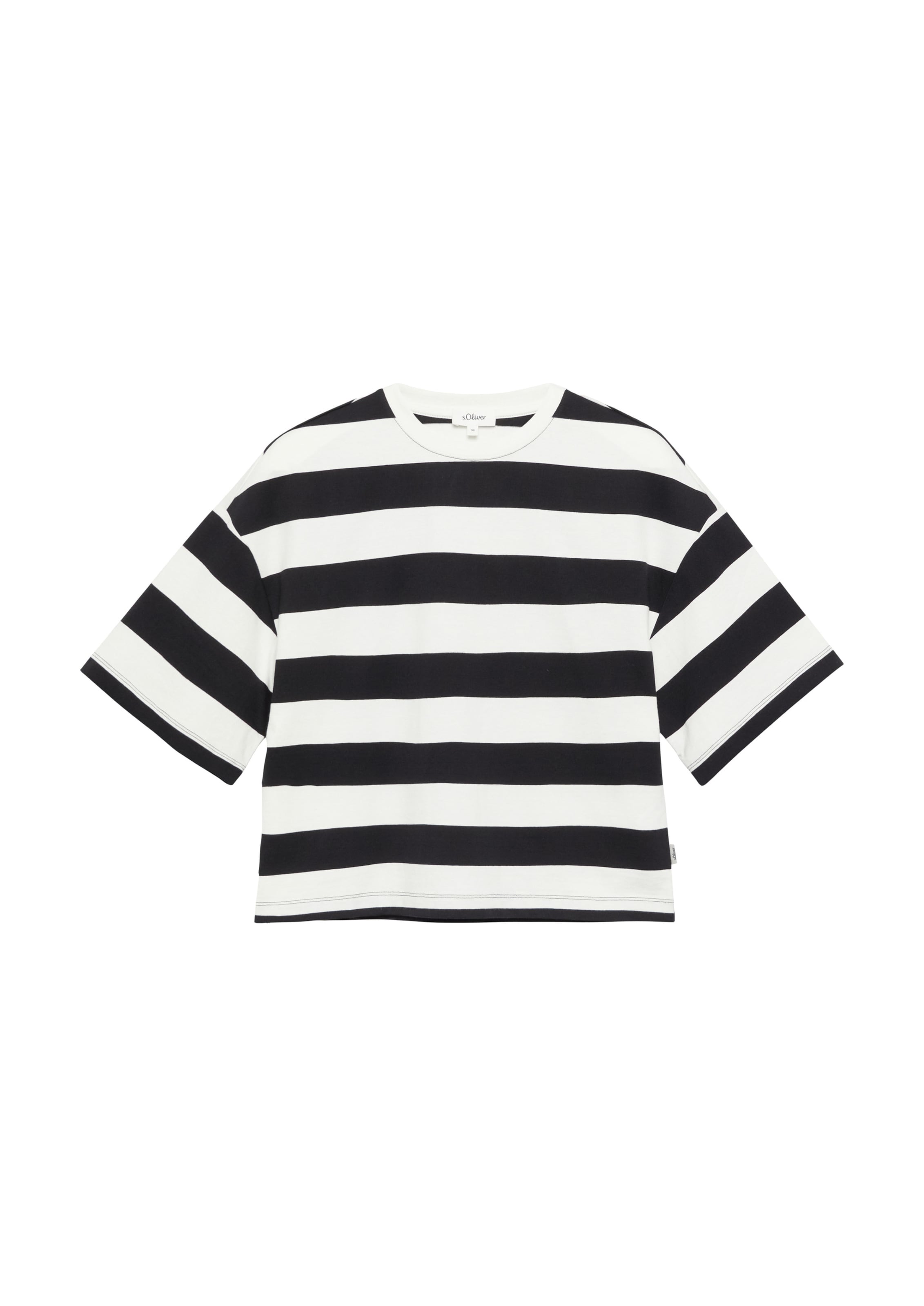 s.Oliver Shirt in Zwart: voorkant