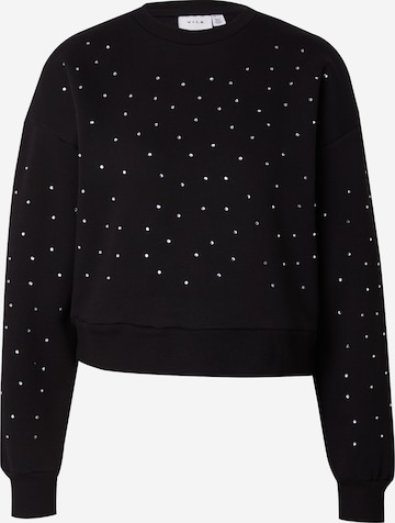 VILA Суичър 'VIASTAKKA' в черно: отпред