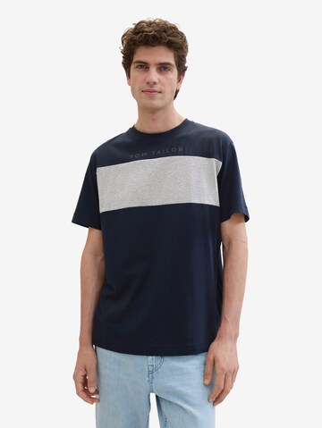 TOM TAILOR T-Shirt in Blau