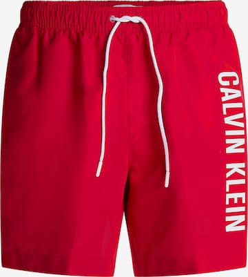 Calvin Klein Swimwear Zwemshorts 'Intense Power' in Roze: voorkant