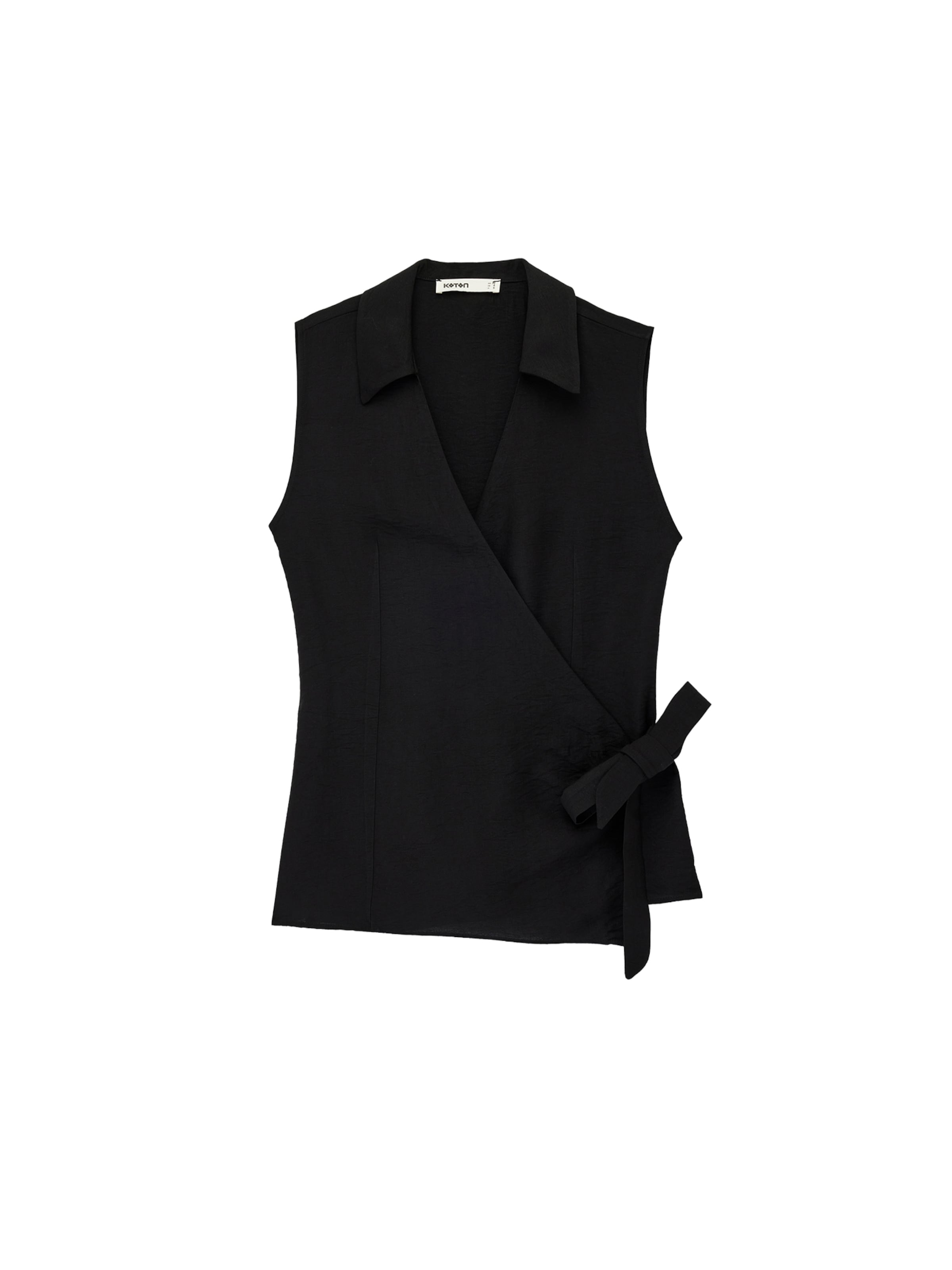 Koton Blouse in XXS in de kleur Zwart, Productweergave