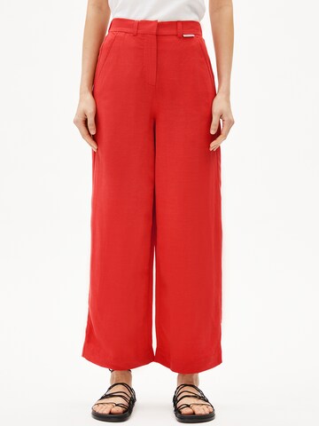 ARMEDANGELS Loose fit Trousers in Orange: front