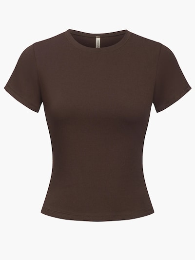 cfab (formerly creamy fabrics) Shirt 'Cotton T-Shirt' in XS in Dark brown, Item view