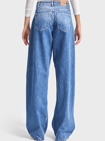 IT'S BASIC Regular Jeans 'Straight Mid Rise Jeans' in Blue