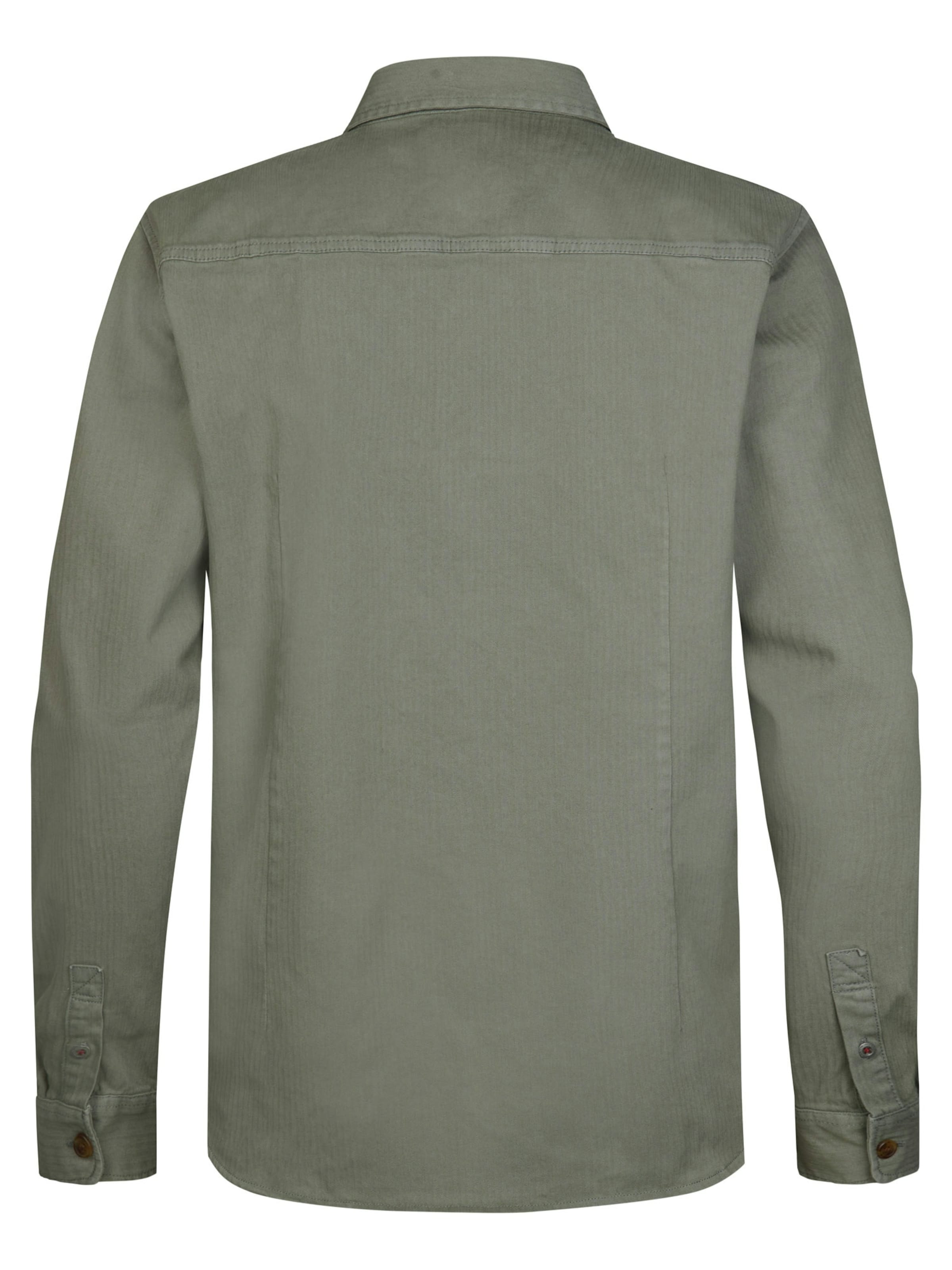 Coupe regular Chemise Petrol Industries en vert