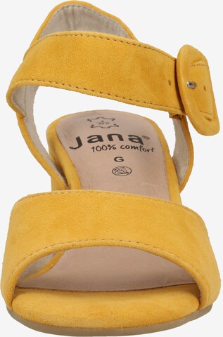 JANA Sandale in Gelb