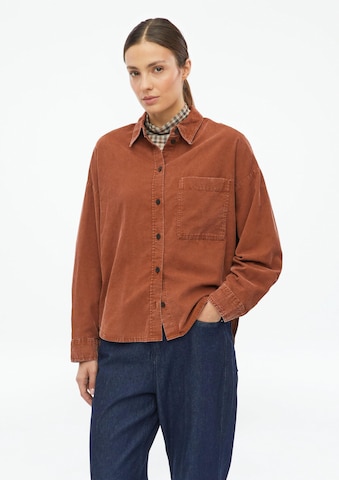 s.Oliver - Blusa em castanho: frente