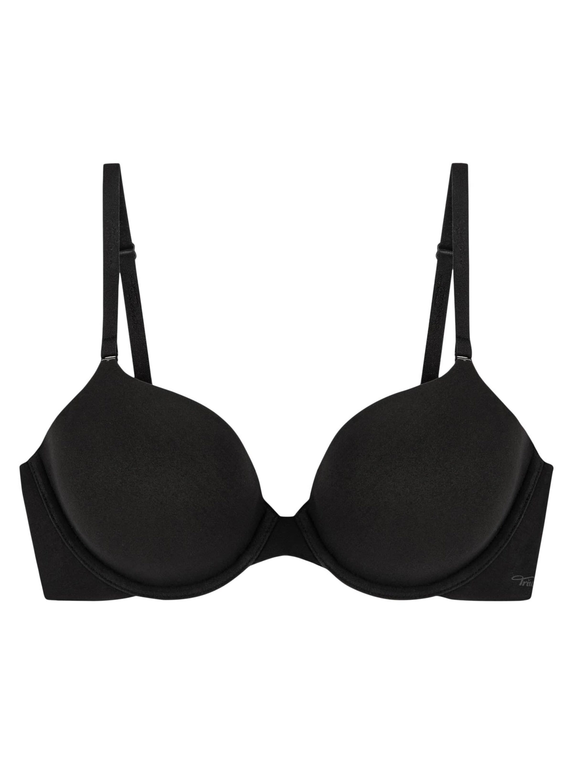 TRIUMPH T-shirt BH ' Body Make-Up ' in Zwart: voorkant