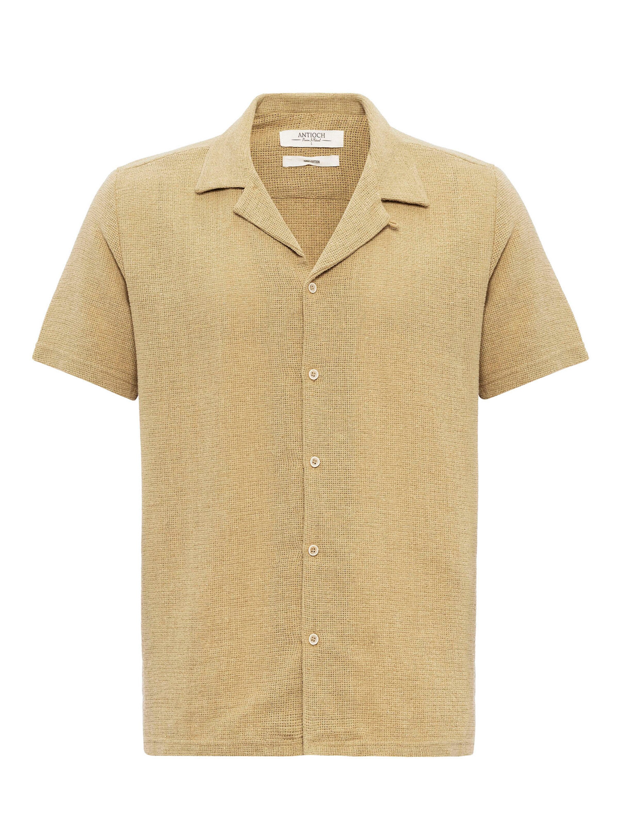 Antioch Regular fit Πουκάμισο σε μπεζ: μπροστά
