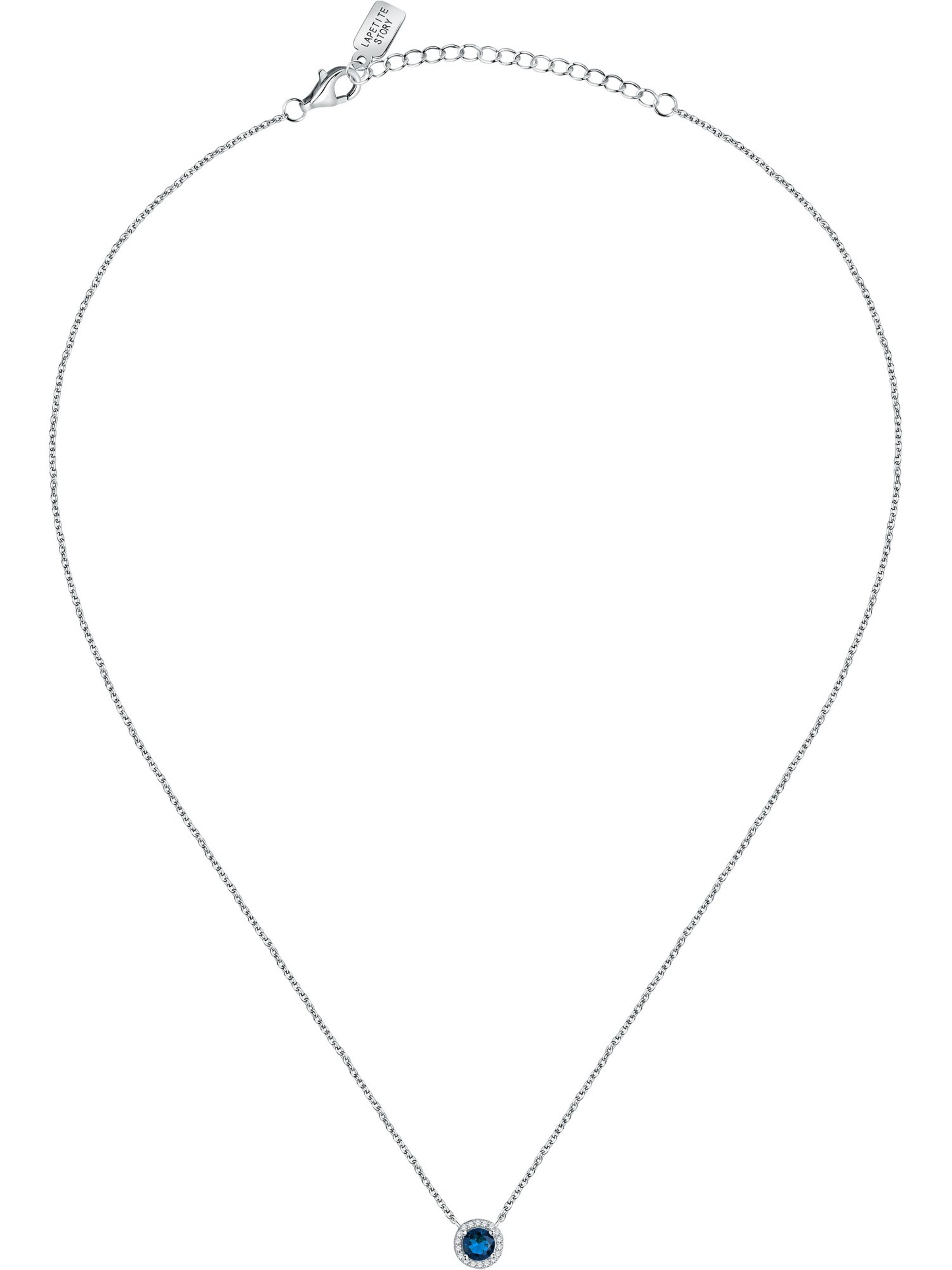 La Petite Story Kette in Blau: Vorderseite