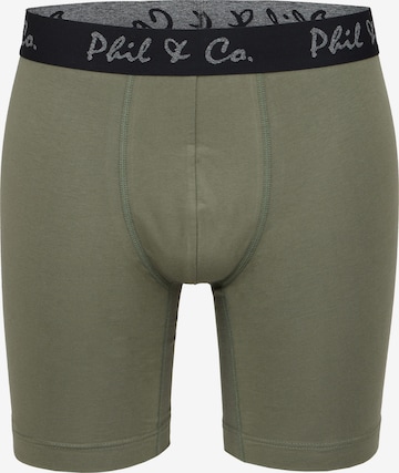 Phil & Co. Berlin Boxer shorts ' Long Boxer ' in Grey