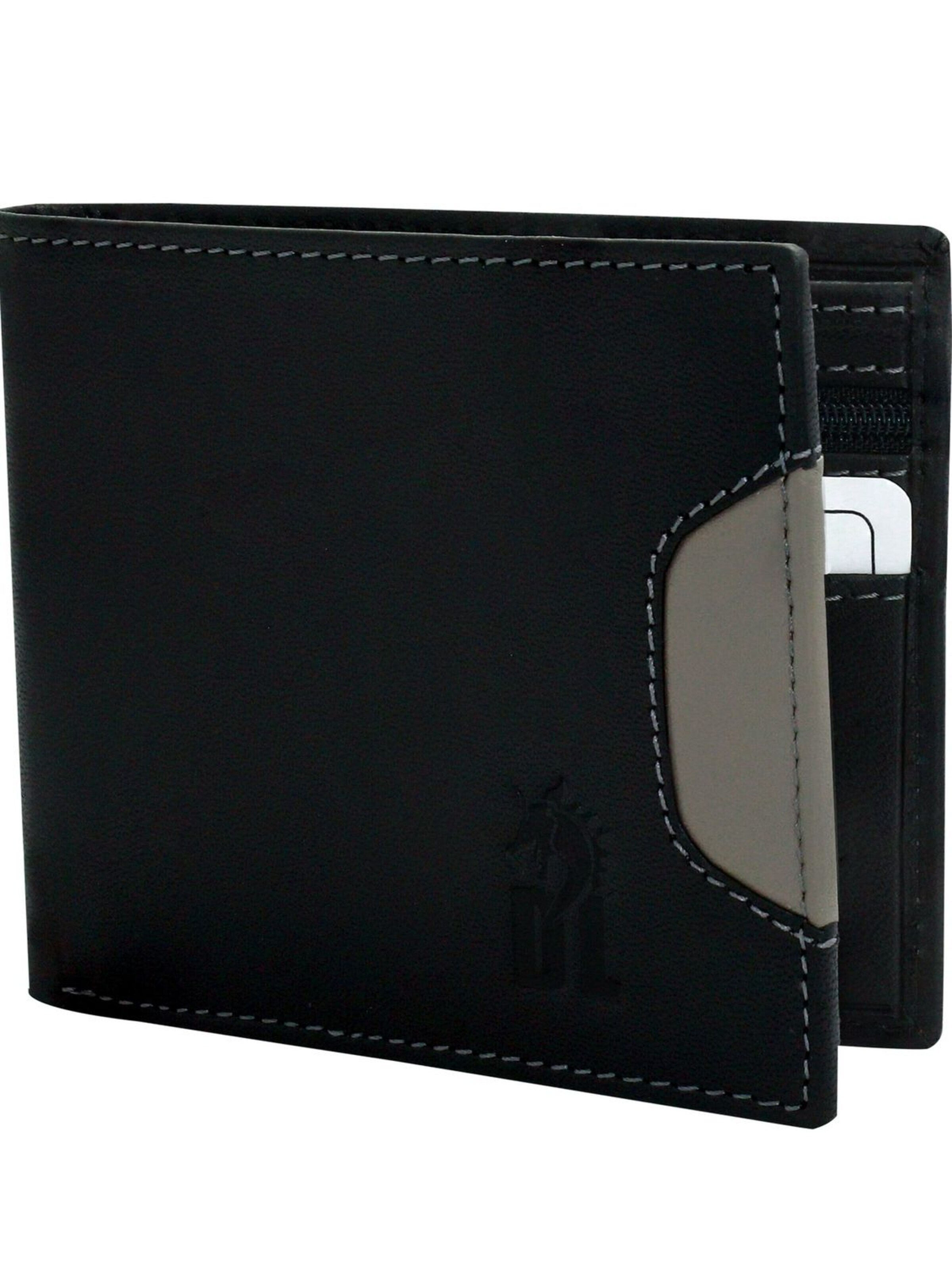 DrachenLeder - Cartera en negro