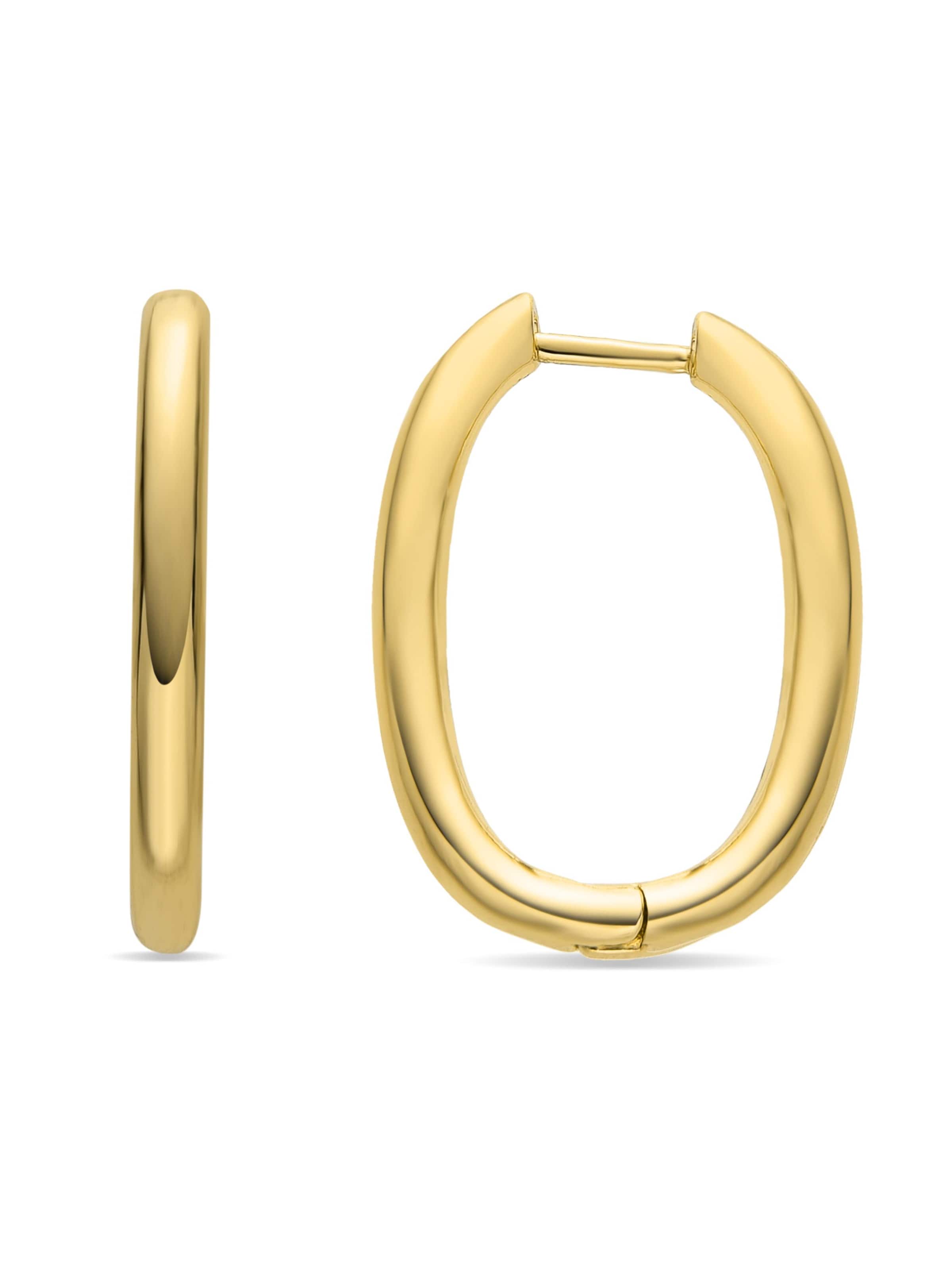 Luxenter Earrings 'Madya' in Gold: front