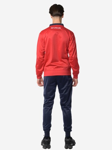 Completo sportivo 'Tuta sportiva Unisex Givova Visa in triacetato TR018 TUTA VISA TRIACETATO GIVOVA' di Givova in rosso