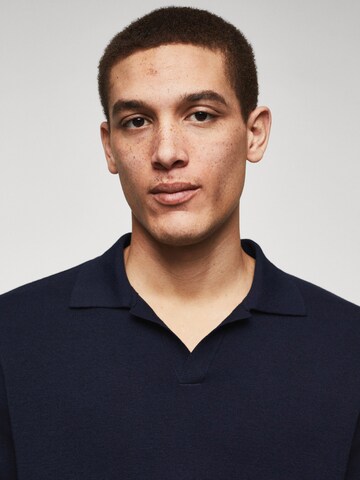 T-Shirt 'Lino' MANGO MAN en bleu