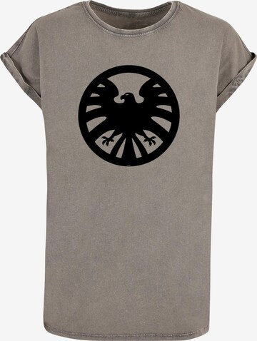 T-shirt 'Captain Marvel - Nick Fury' ABSOLUTE CULT en gris : devant