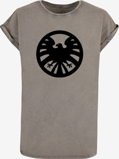 ABSOLUTE CULT T-shirt 'Captain Marvel - Nick Fury' en taupe / noir, Vue avec produit