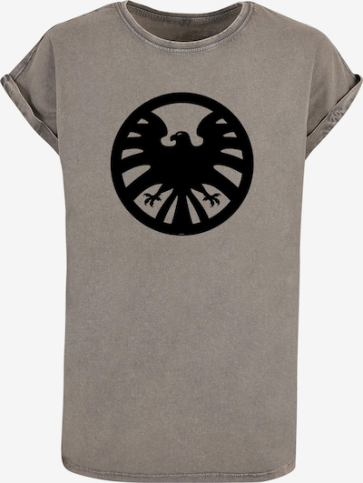 ABSOLUTE CULT T-Shirt 'Captain Marvel - Nick Fury' in taupe / schwarz, Produktansicht