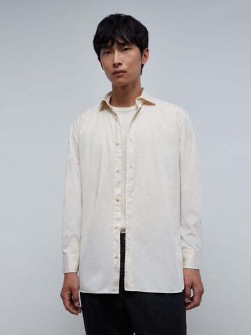 Scalpers Regular fit Button Up Shirt in Beige: front