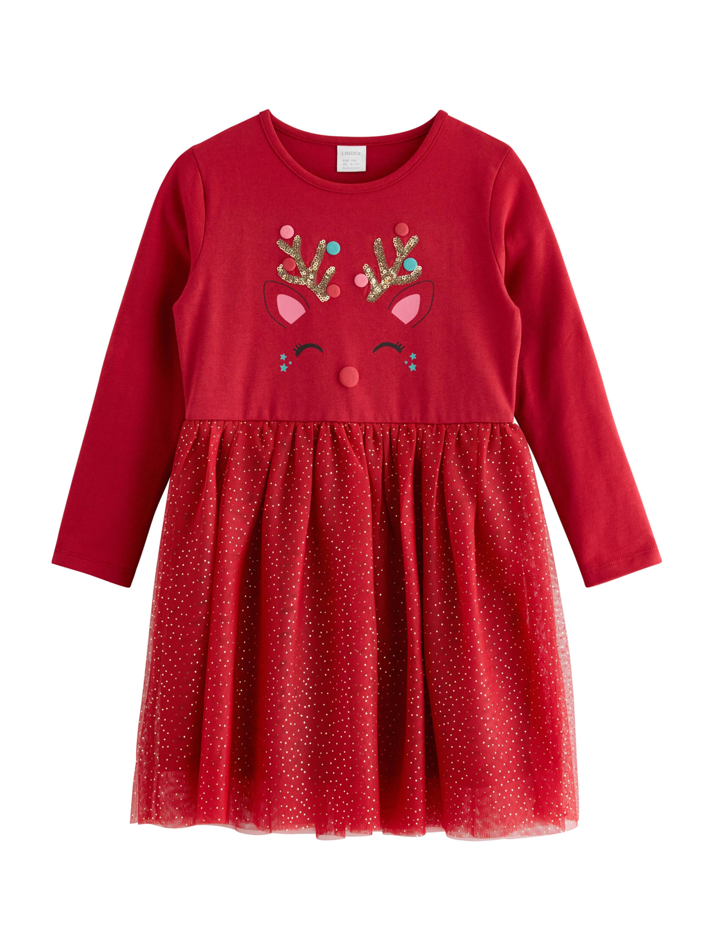 Lindex Kjole i rød: forside