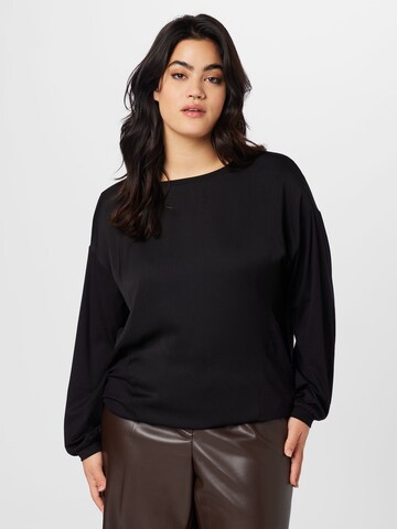 Tom Tailor Women + - Camiseta en negro: frente