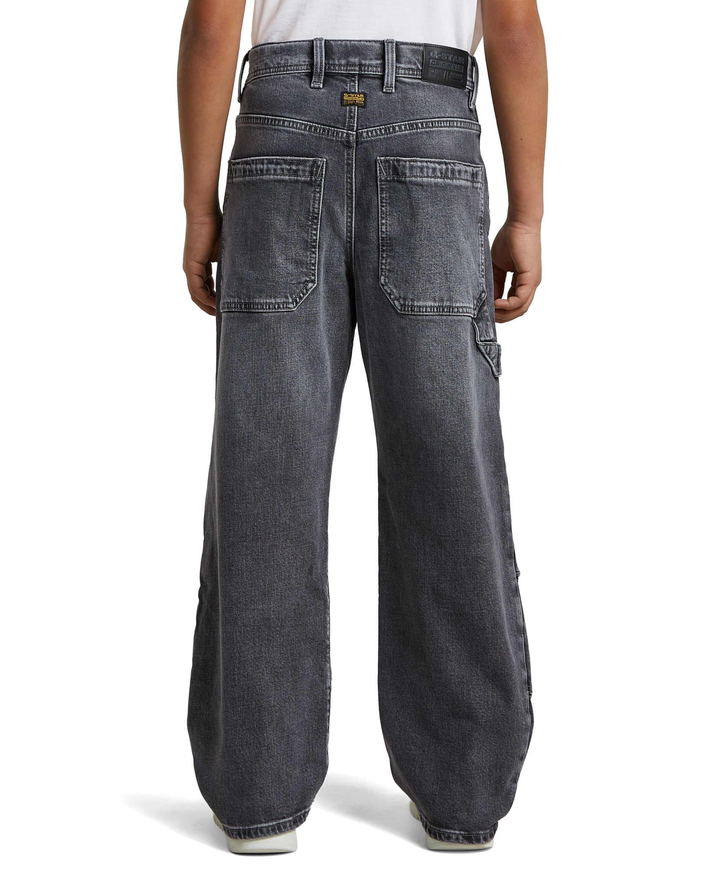 G-STAR Loosefit Jeans 'Boys Carpenter Loose Jeans' in Grijs