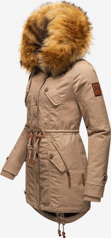 MARIKOO - Parka de inverno 'La Viva' em bege