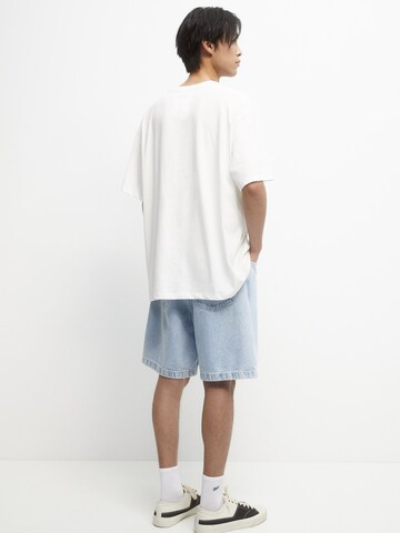 T-Shirt Pull&Bear en blanc