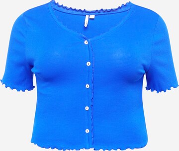 ONLY Curve Tričko 'LAILA' – modrá: přední strana