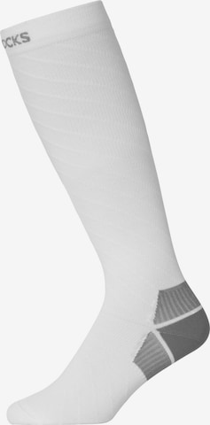 SNOCKS Socks 'Fitness' in White: front