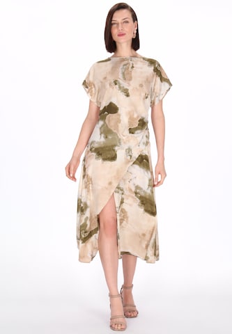 Usha - Vestido en beige: frente