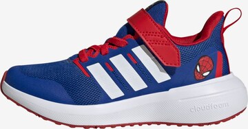 ADIDAS SPORTSWEAR Sportcipő 'Marvel Fortarun Spider-Man 2.0 Cloudfoam Lace Strap' - kék: elől