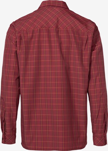 VAUDE Regular fit Overhemd 'Albsteig LS ST III' in Rood