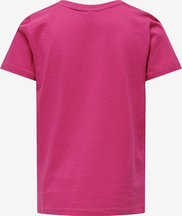 KIDS ONLY T-Shirt 'WERA LIFE' in Pink