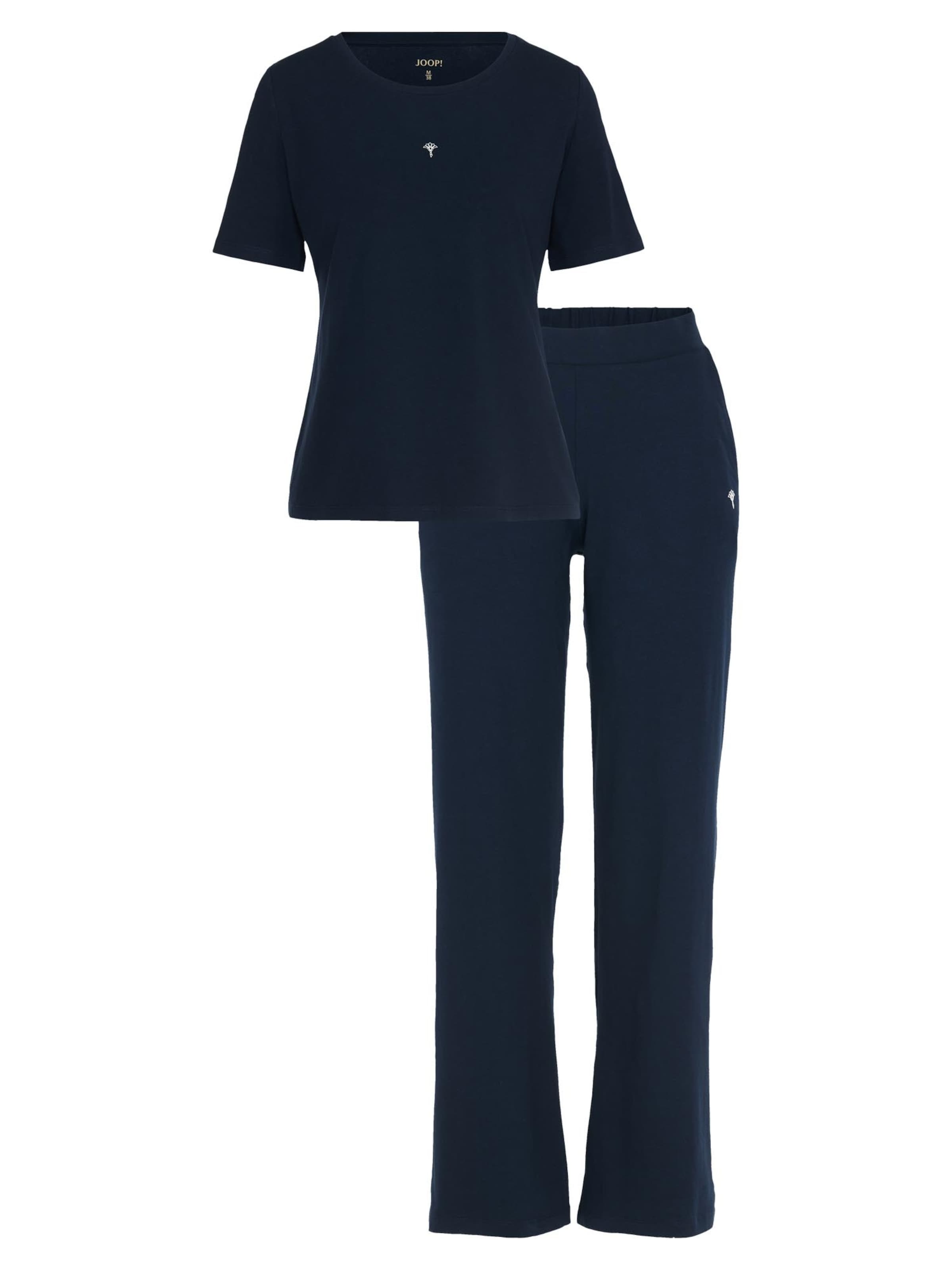 JOOP! Pyjama 'Cosy' in Blauw: voorkant