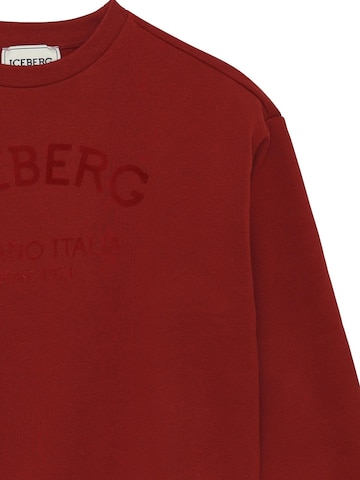 ICEBERGS Sweatshirt 'ON TONE' in Rot
