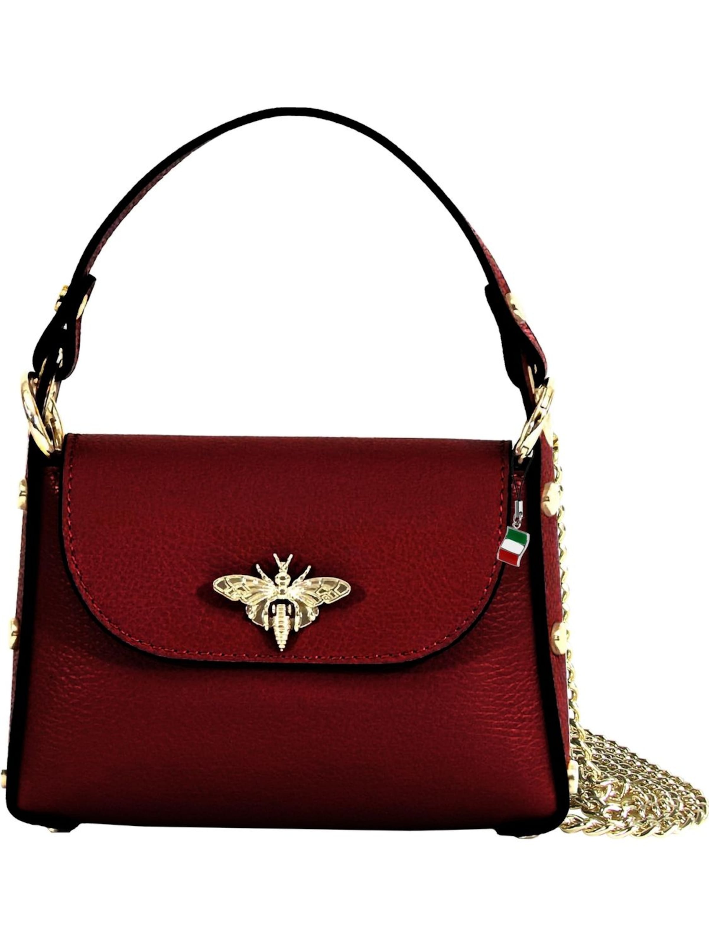 Florence Shoulder Bag in Red: front