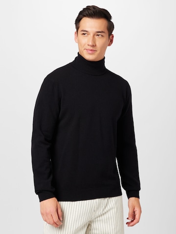 Regular fit Pullover 'Ciclista' di UNITED COLORS OF BENETTON in nero: frontale