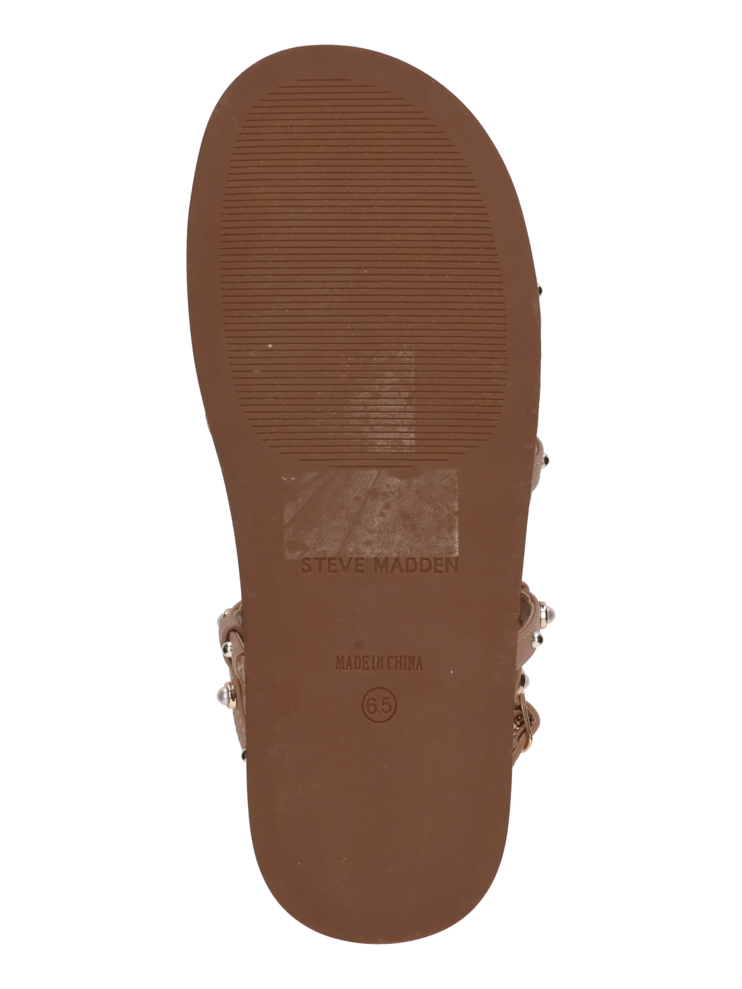 STEVE MADDEN Sandały z rzemykami 'Stormie' w kolorze beżowy