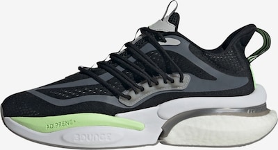 ADIDAS SPORTSWEAR Chaussure de course 'Alphaboost V1' en gris foncé / vert clair / noir / blanc, Vue avec produit