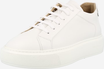 ROYAL REPUBLIQ حذاء رياضي بلا رقبة 'Dare Jaunt' بلون أبيض: الأمام