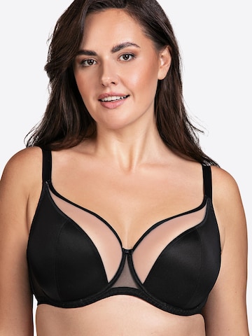 Vivisence T-Shirt BH '1079' in Schwarz: Vorderseite