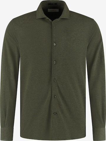 Dstrezzed Regular Fit Hemd 'The Kirk' in Grün: Vorderseite