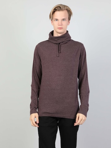Colin's Shirt in Lila: voorkant