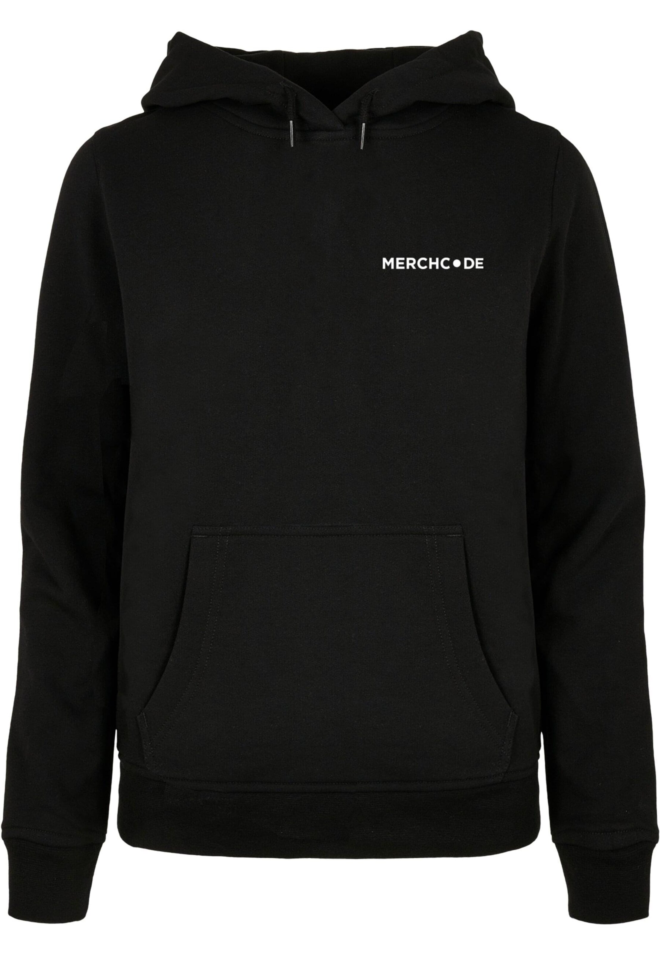 Merchcode Sweatshirt 'Break The Rules' in Black: front