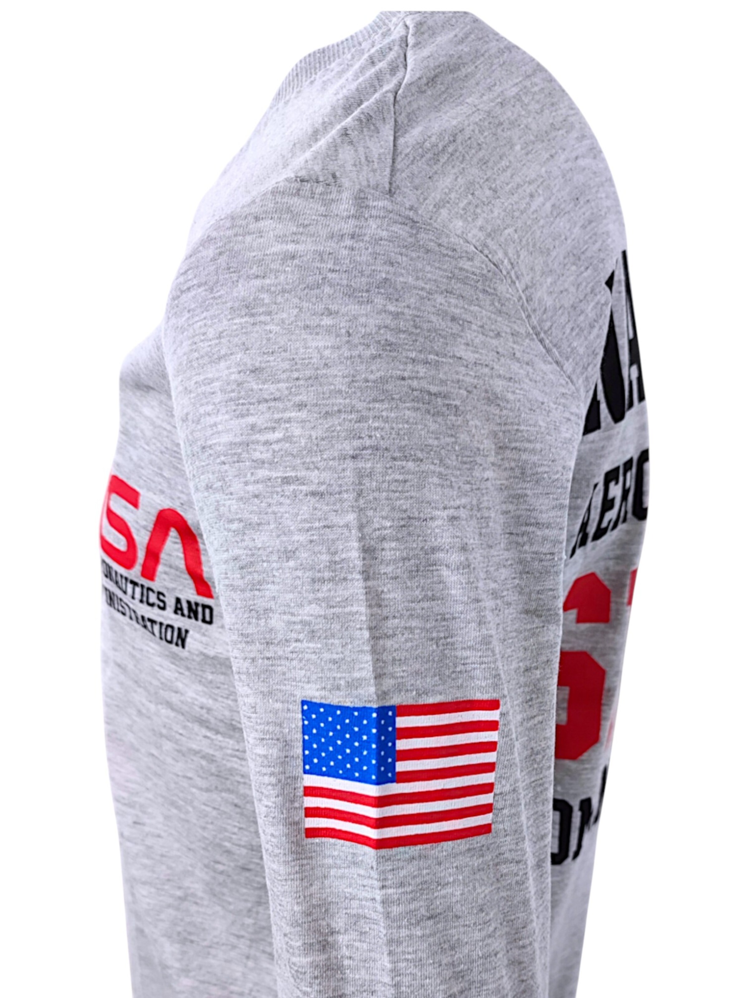 NASA Shirt 'NASA' in Grey